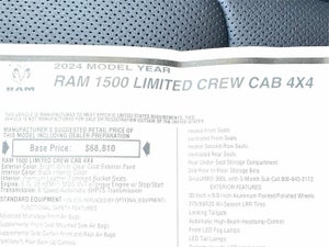 2024 RAM 1500 LIMITED CREW CAB 4X4 5&#39;7&#39; BOX