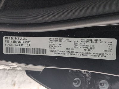 2026 RAM Ram 1500 RAM 1500 LARAMIE CREW CAB 4X4 5'7' BOX