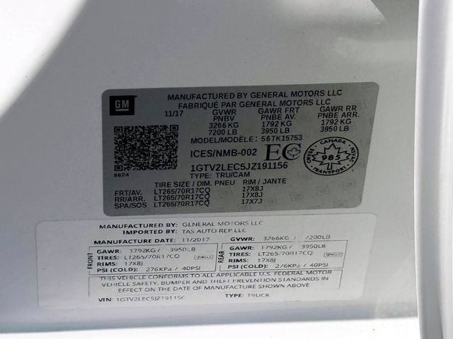 2018 GMC Sierra 1500 Base