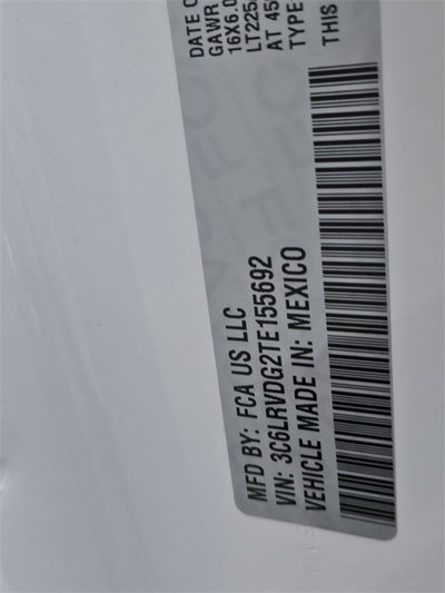 2026 RAM Ram ProMaster RAM PROMASTER 2500 TRADESMAN CARGO VAN HIGH ROOF 159' WB