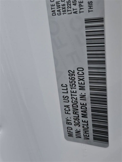 2026 RAM Ram ProMaster RAM PROMASTER 2500 TRADESMAN CARGO VAN HIGH ROOF 159' WB