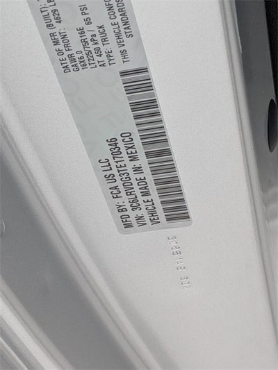 2026 RAM Ram ProMaster RAM PROMASTER 2500 TRADESMAN CARGO VAN HIGH ROOF 159' WB