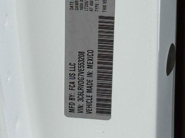 2027 RAM ProMaster Cargo Van Tradesman