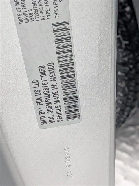 2026 RAM Ram ProMaster RAM PROMASTER 3500 TRADESMAN CARGO VAN HIGH ROOF 159' WB EXT