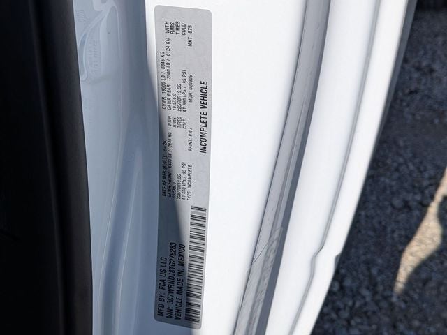 2026 RAM Ram 5500 Chassis Cab RAM 5500 TRADESMAN CHASSIS REGULAR CAB 4X4 120' CA