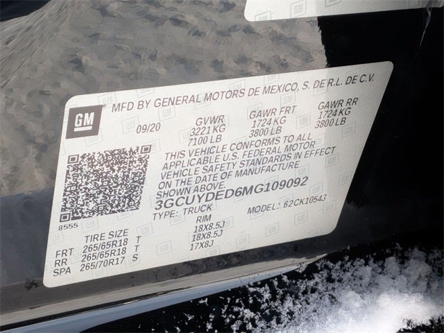 2021 Chevrolet Silverado 1500 4WD Crew Cab Short Bed LT