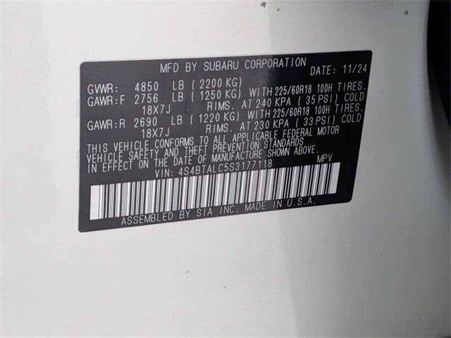 2025 Subaru Outback Onyx Edition