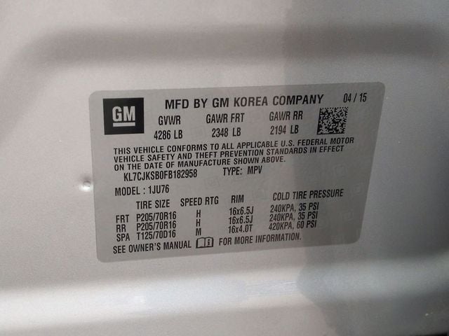 2015 Chevrolet Trax LS