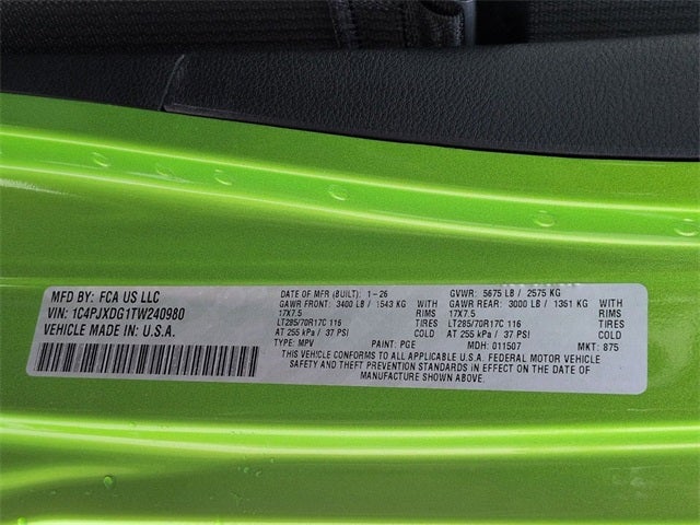 2026 Jeep Wrangler WRANGLER 4-DOOR WILLYS