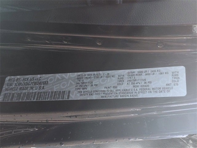 2026 Jeep Wrangler WRANGLER 4-DOOR SPORT S