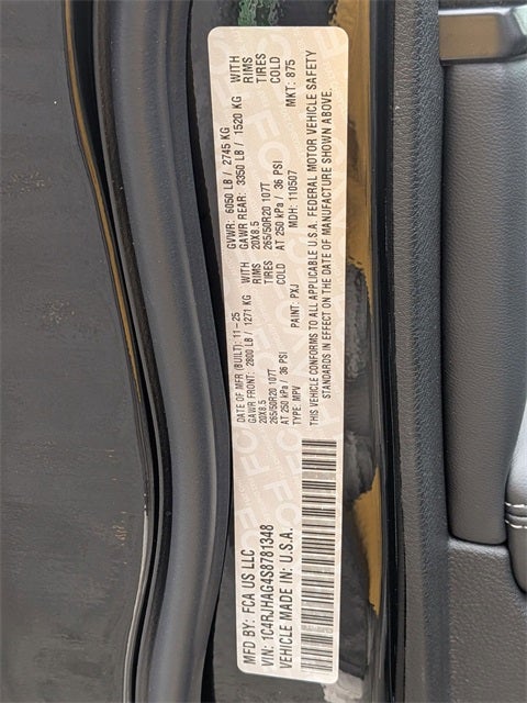 2025 Jeep Grand Cherokee GRAND CHEROKEE ALTITUDE X 4X4