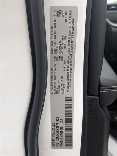 2025 Jeep Grand Cherokee GRAND CHEROKEE ALTITUDE X 4X4