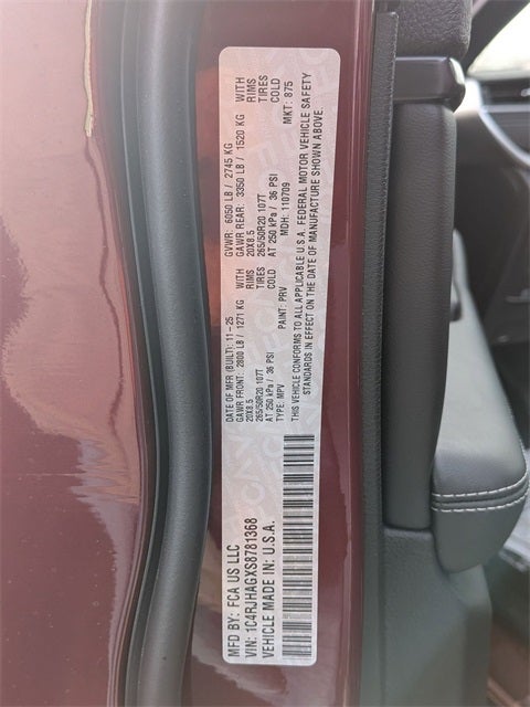 2025 Jeep Grand Cherokee GRAND CHEROKEE ALTITUDE X 4X4