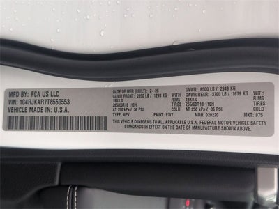 2026 Jeep Grand Cherokee L GRAND CHEROKEE L LAREDO ALTITUDE 4X4