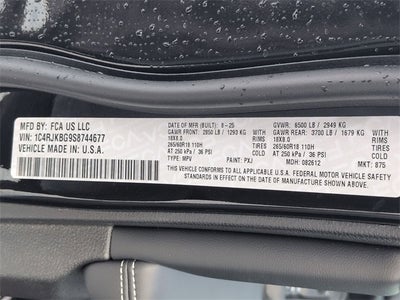 2025 Jeep Grand Cherokee L GRAND CHEROKEE L LIMITED 4X4