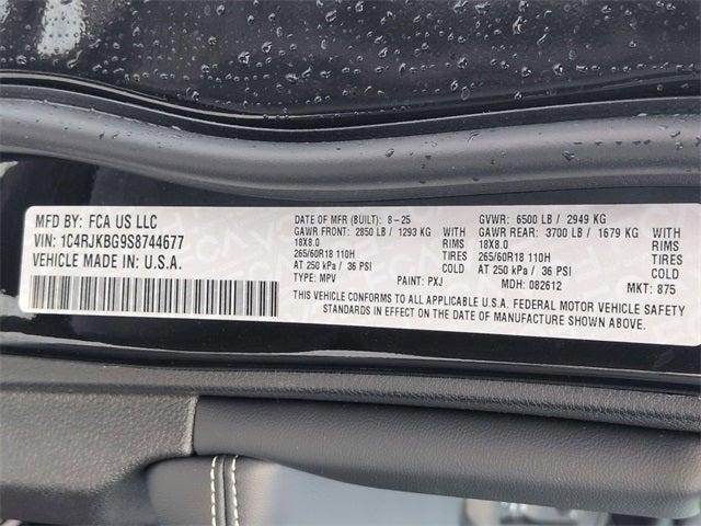 2025 Jeep Grand Cherokee L GRAND CHEROKEE L LIMITED 4X4