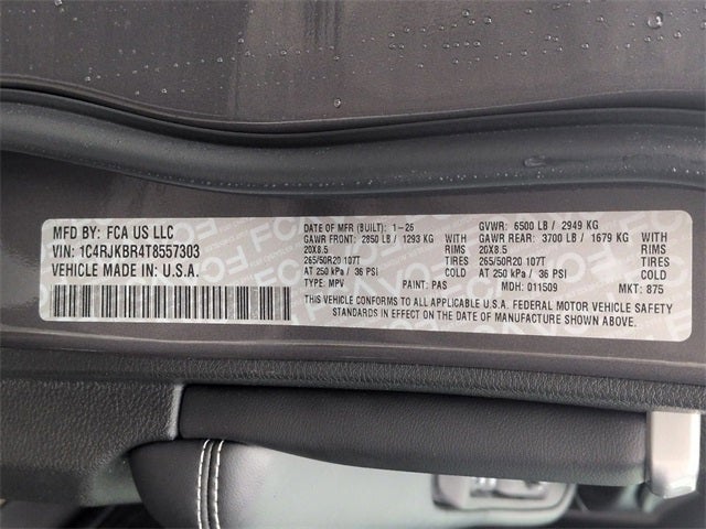 2026 Jeep Grand Cherokee L GRAND CHEROKEE L LIMITED 4X4