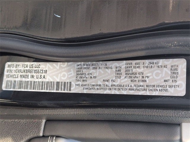 2026 Jeep Grand Cherokee L GRAND CHEROKEE L LIMITED 4X4