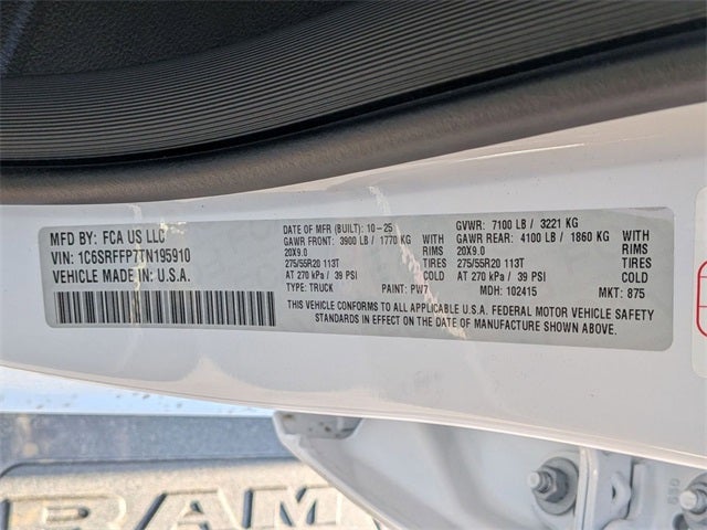 2026 RAM Ram 1500 RAM 1500 BIG HORN CREW CAB 4X4 5'7' BOX