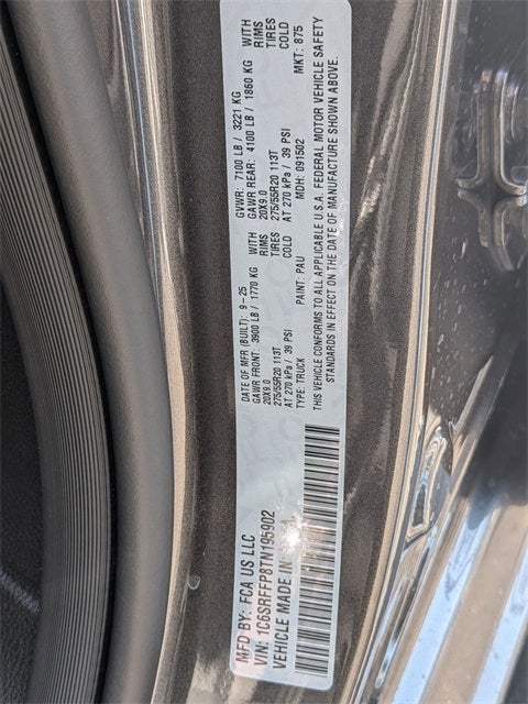 2026 RAM Ram 1500 RAM 1500 BIG HORN CREW CAB 4X4 5'7' BOX