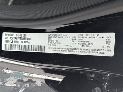 2026 RAM Ram 1500 RAM 1500 BIG HORN CREW CAB 4X4 5'7' BOX