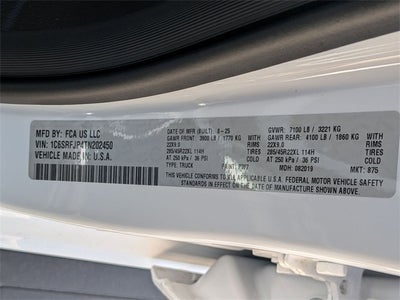 2026 RAM Ram 1500 RAM 1500 LARAMIE CREW CAB 4X4 5'7' BOX