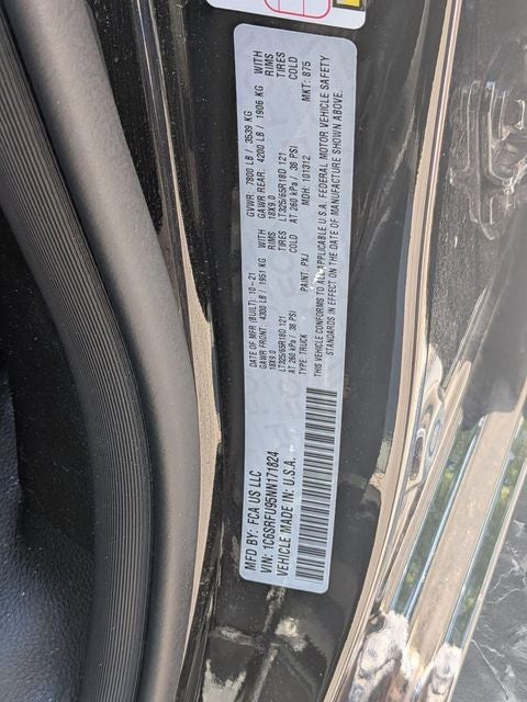 2022 RAM 1500 TRX Crew Cab 4x4 5'7' Box