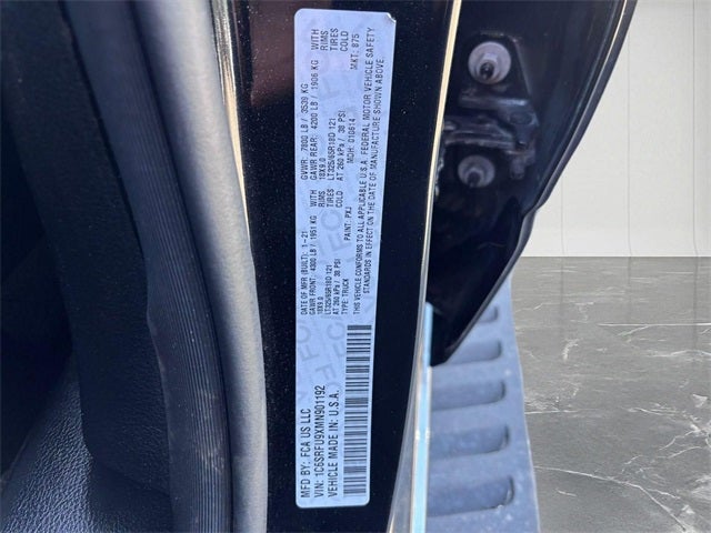 2021 RAM 1500 TRX Crew Cab 4x4 5'7' Box