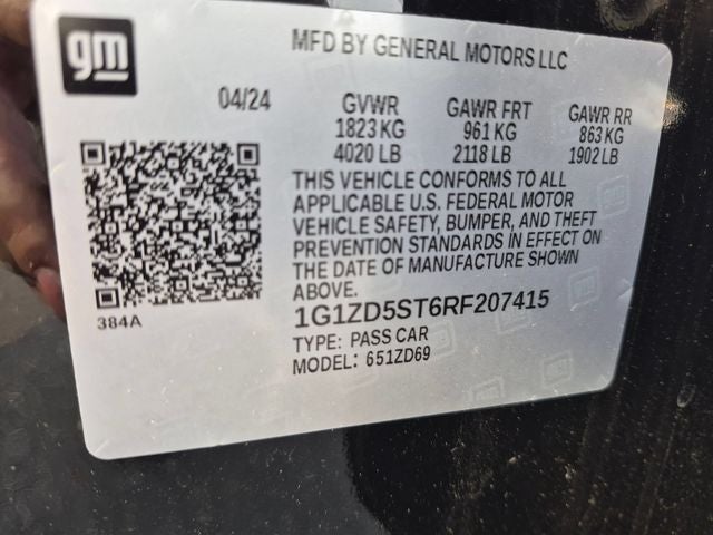 2024 Chevrolet Malibu LT 1LT