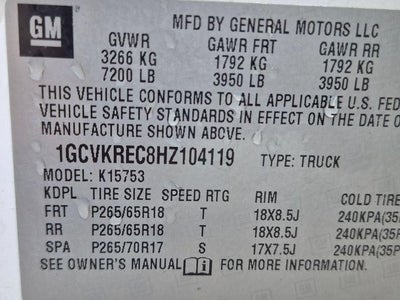 2017 Chevrolet Silverado 1500 LT LT1