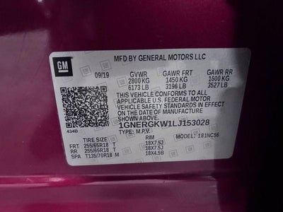 2020 Chevrolet Traverse FWD LT Cloth