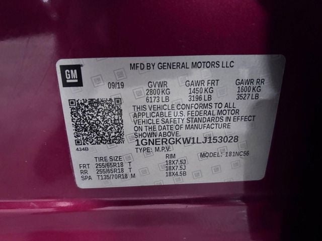 2020 Chevrolet Traverse FWD LT Cloth