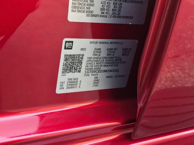 2021 GMC Sierra 1500 4WD Double Cab Standard Box Elevation