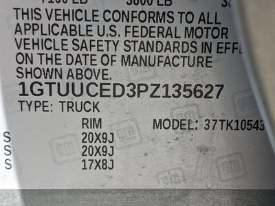 2023 GMC Sierra 1500 4WD Crew Cab Short Box Elevation with 3SB
