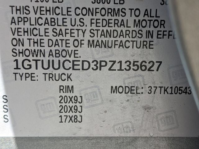 2023 GMC Sierra 1500 4WD Crew Cab Short Box Elevation with 3SB