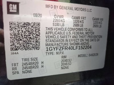 2020 Cadillac XT4 AWD Sport