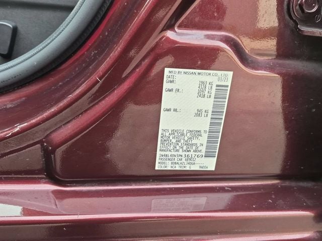 2023 Nissan Altima SV FWD