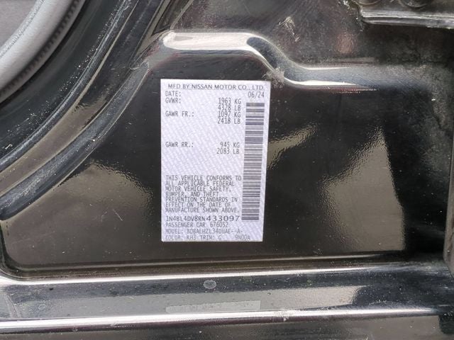 2024 Nissan Altima SV FWD