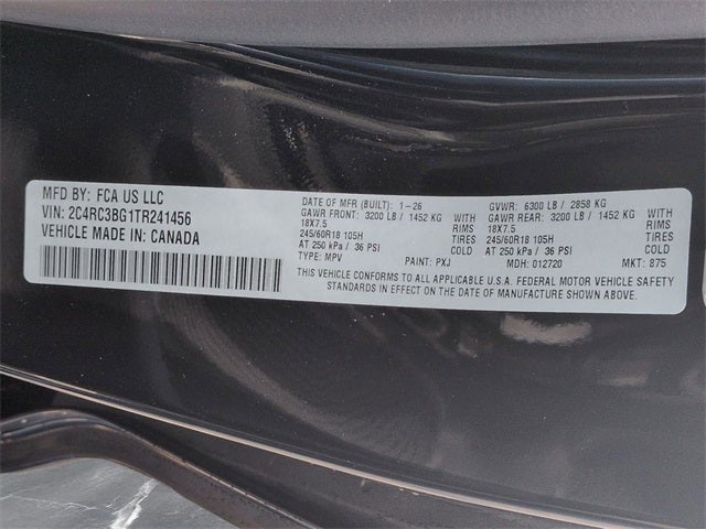 2026 Chrysler Pacifica PACIFICA SELECT AWD