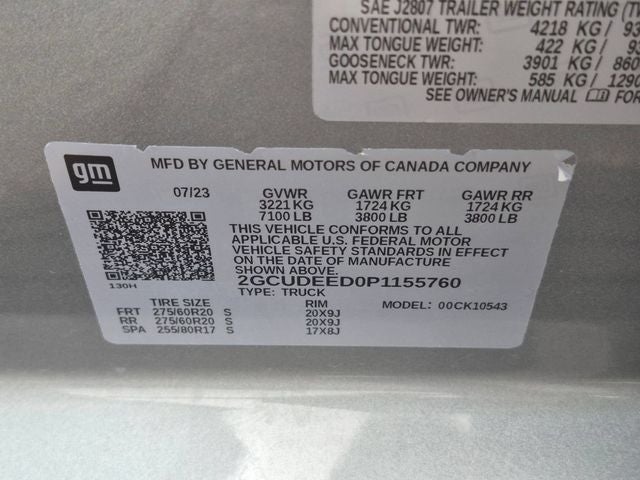 2023 Chevrolet Silverado 1500 4WD Crew Cab Short Bed RST