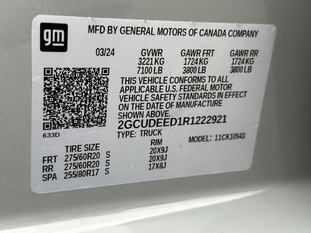 2024 Chevrolet Silverado 1500 4WD Crew Cab Short Bed RST