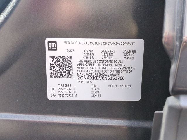 2022 Chevrolet Equinox FWD LT