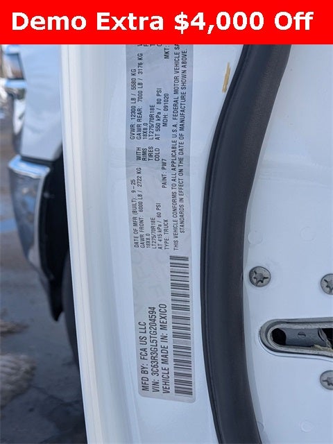 2026 RAM Ram 3500 RAM 3500 TRADESMAN CREW CAB 4X4 8' BOX