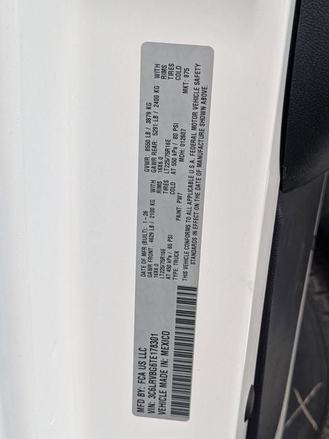 2026 RAM Ram ProMaster RAM PROMASTER 1500 TRADESMAN CARGO VAN HIGH ROOF 136' WB