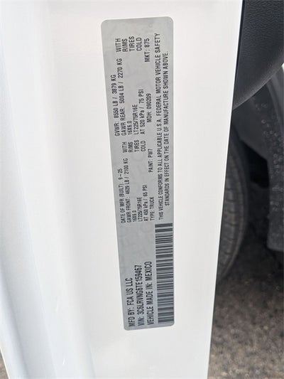 2026 RAM Ram ProMaster RAM PROMASTER 1500 TRADESMAN CARGO VAN LOW ROOF 118' WB