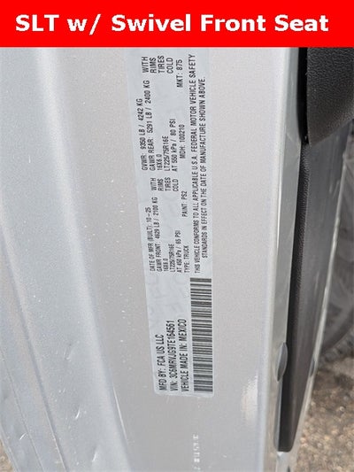 2026 RAM Ram ProMaster RAM PROMASTER 3500 SLT CARGO VAN HIGH ROOF 159' WB EXT