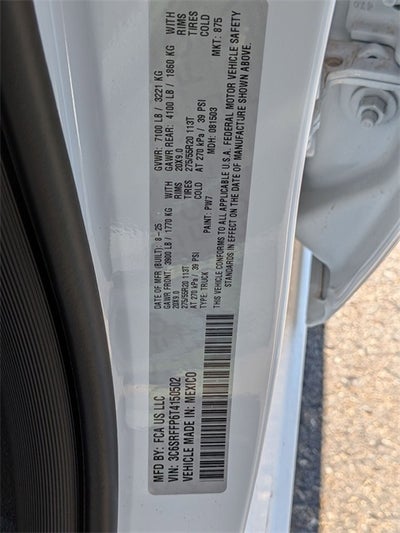 2026 RAM Ram 1500 RAM 1500 BIG HORN CREW CAB 4X4 5'7' BOX