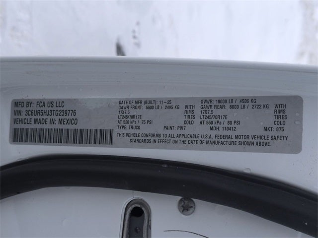 2026 RAM Ram 2500 RAM 2500 TRADESMAN CREW CAB 4X4 8' BOX