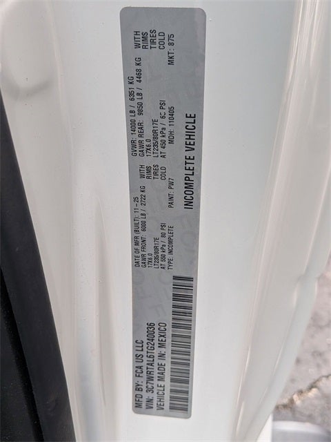 2026 RAM Ram 3500 Chassis Cab RAM 3500 TRADESMAN CHASSIS REGULAR CAB 4X4 60' CA