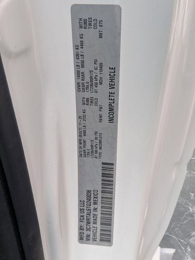 2026 RAM Ram 3500 Chassis Cab RAM 3500 TRADESMAN CHASSIS REGULAR CAB 4X4 60' CA